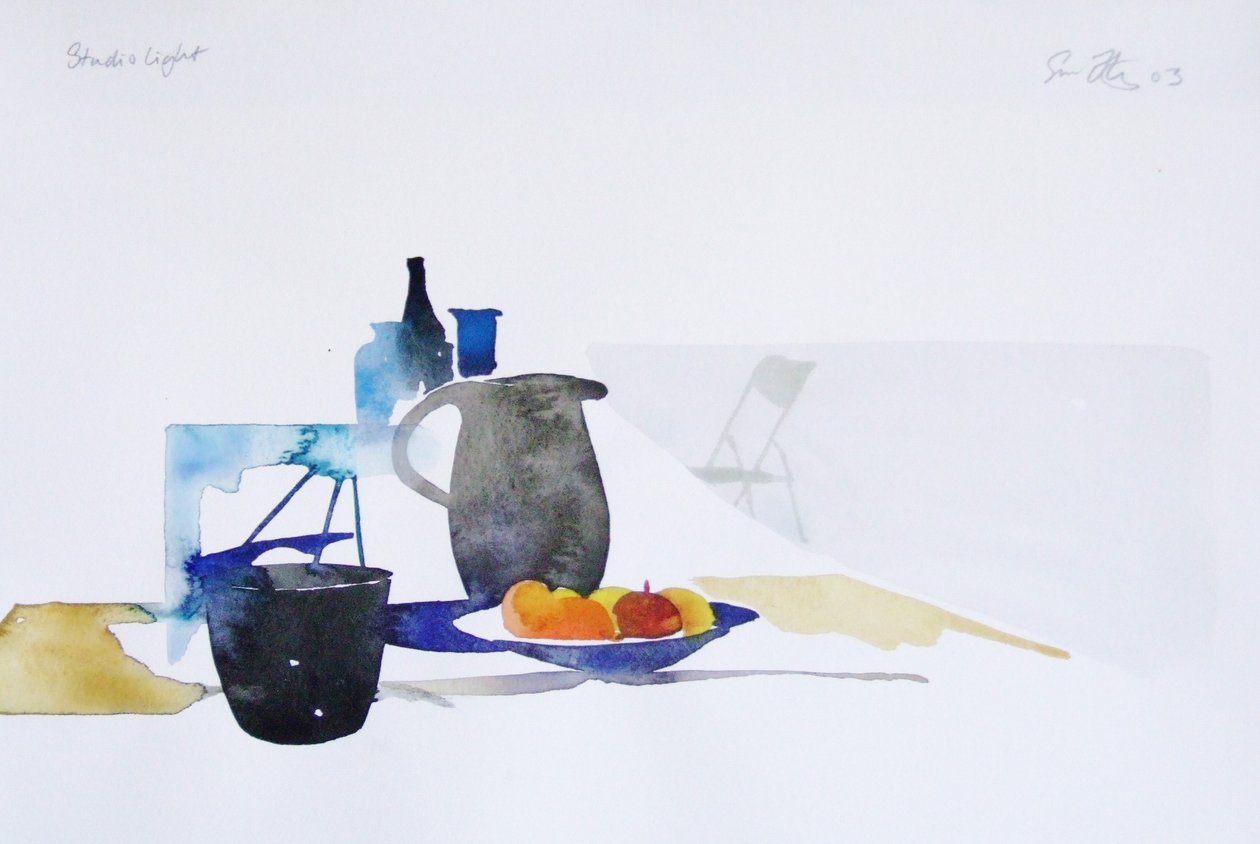 Studio Light (akvarell på papper) av Simon Fletcher