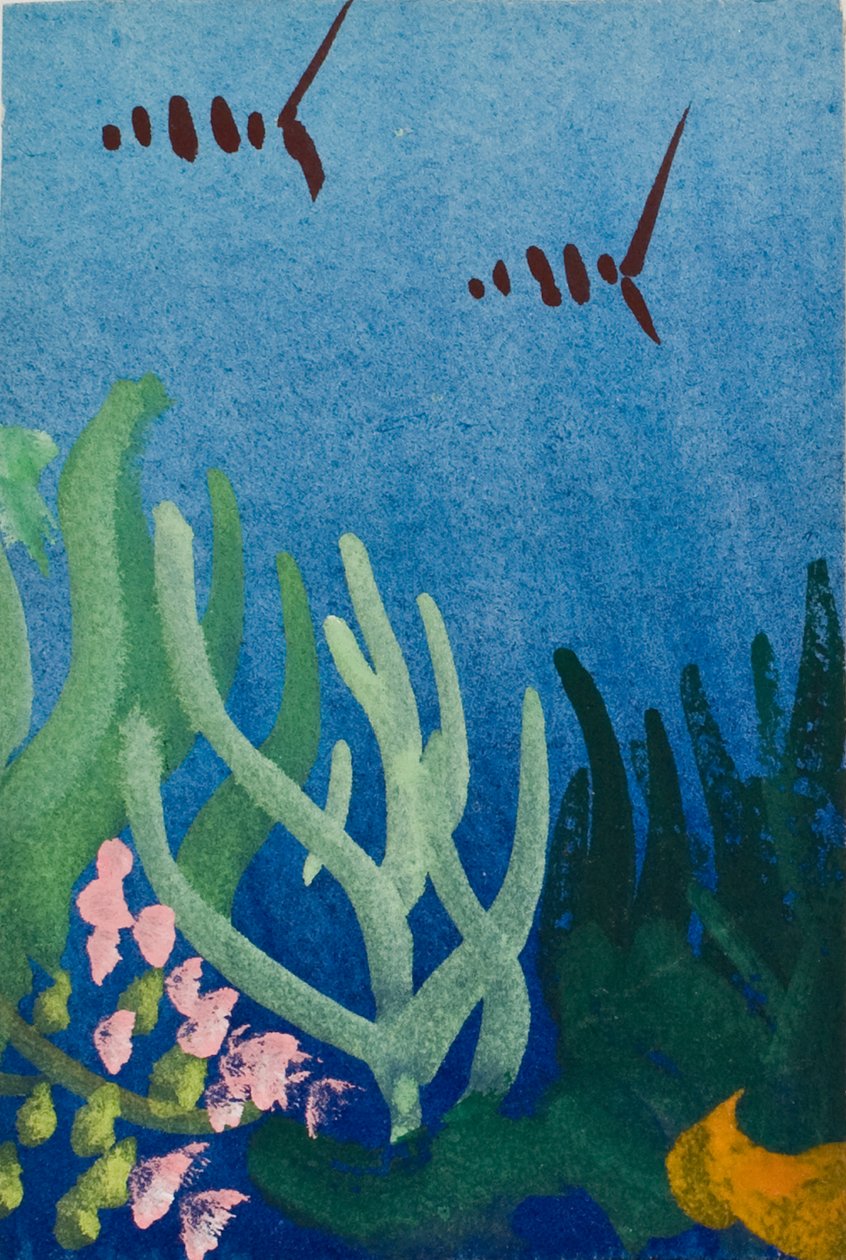 The reef I, 2017 (blandteknik) av Simon Fletcher
