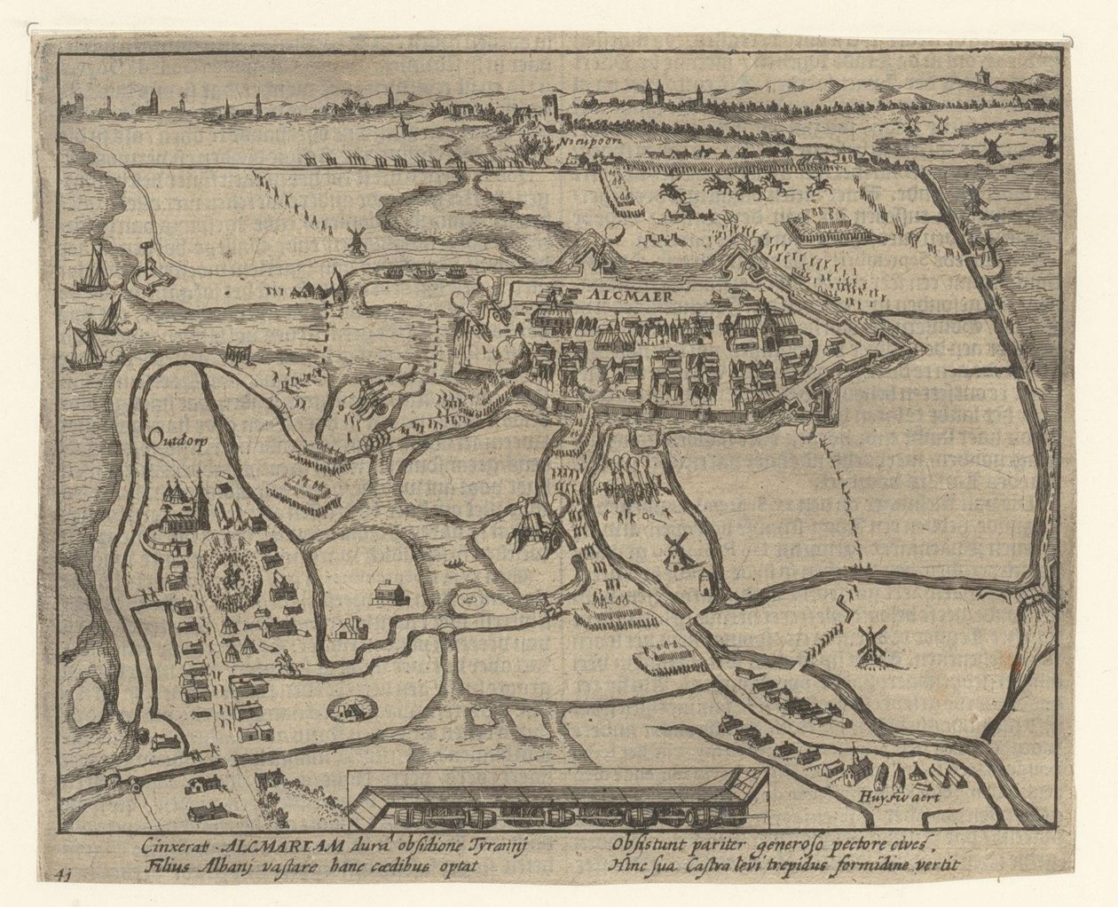 Belägringen av Alkmaar, 1573 av Simon Frisius
