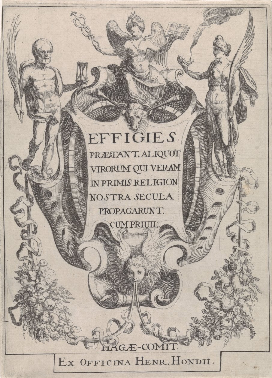 Patronen formar girlander i olika figurer av Simon Frisius