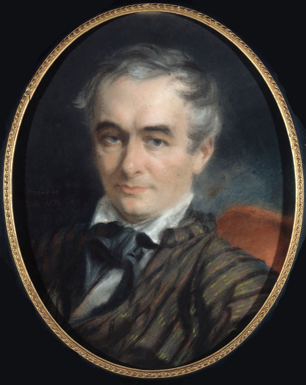 Porträtt av författaren Prosper Mérimée 1803-1870, 1852. av Simon Jacques Rochard