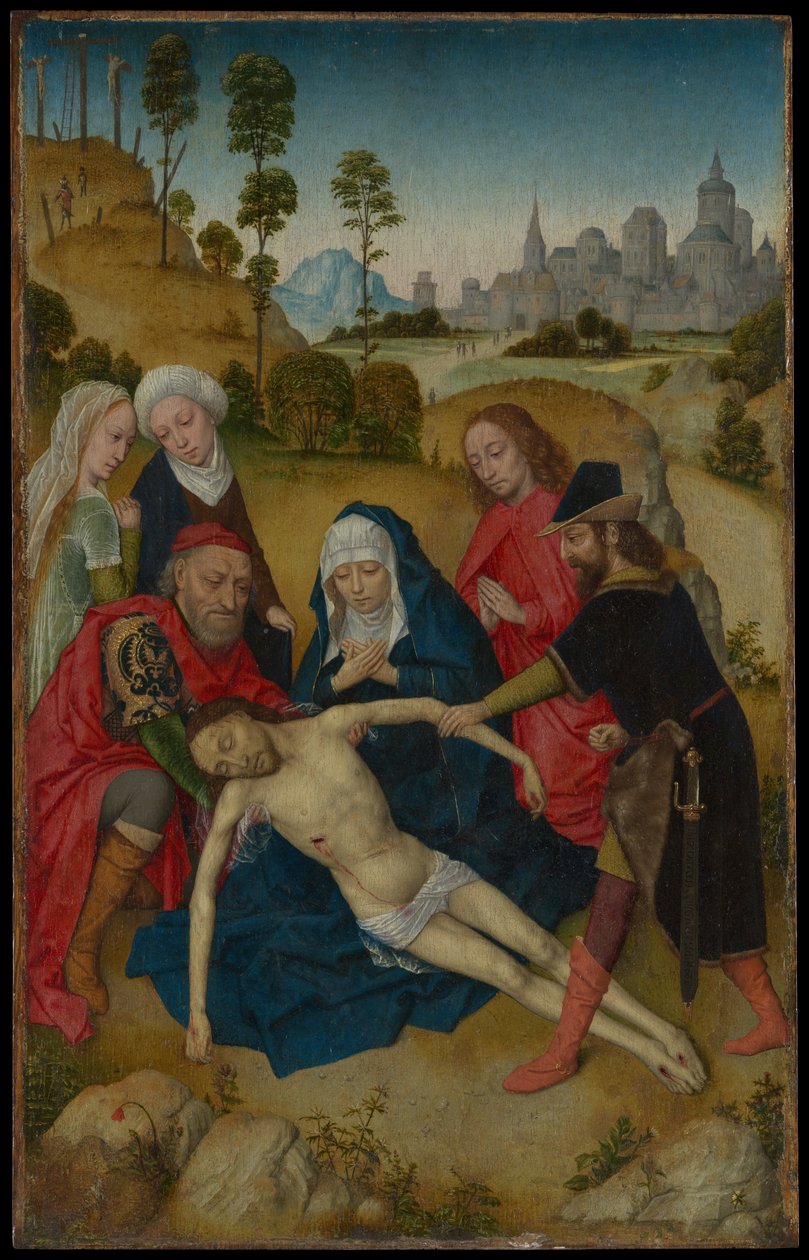 Die Beweinung Christi av Simon Marmion