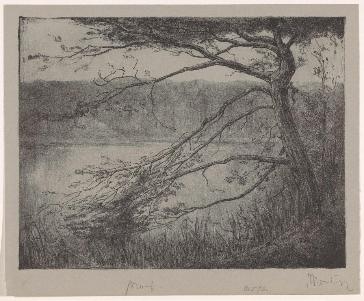 Ven i Oisterwijk av Simon Moulijn (signed by artist)