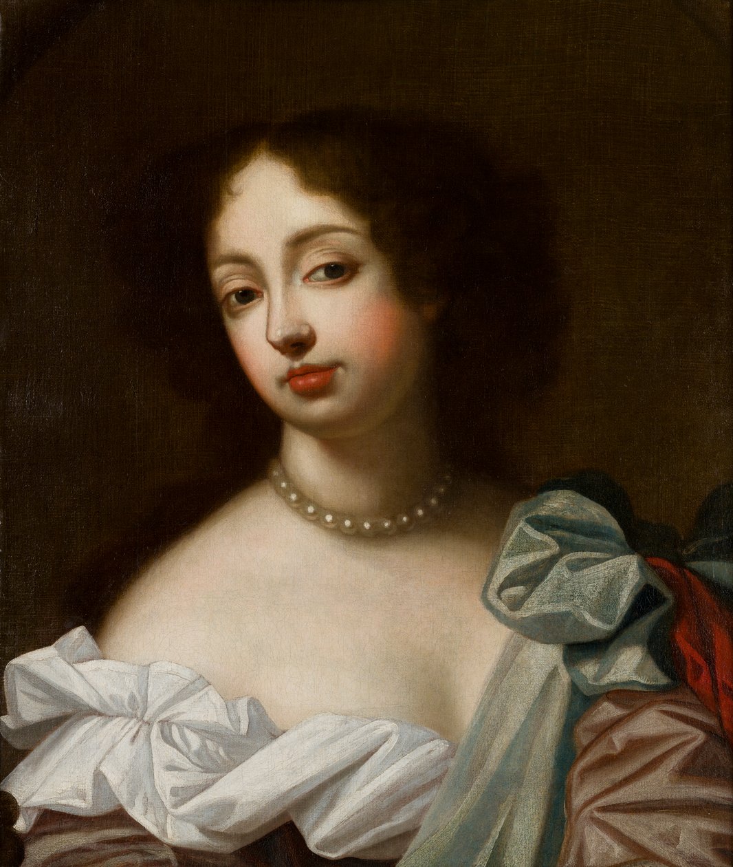 Porträtt av Louise de Kérouaille, hertiginna av Portsmouth, ca 1680-1700 (olja på duk) av Simon Peeterz Verelst