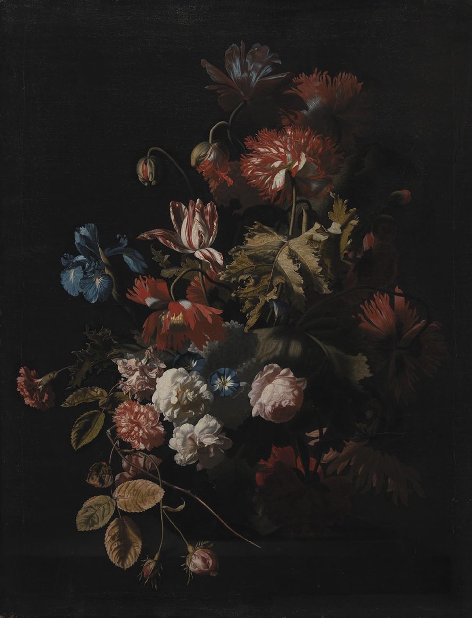 En vas med blommor av Simon Pietersz Verelst