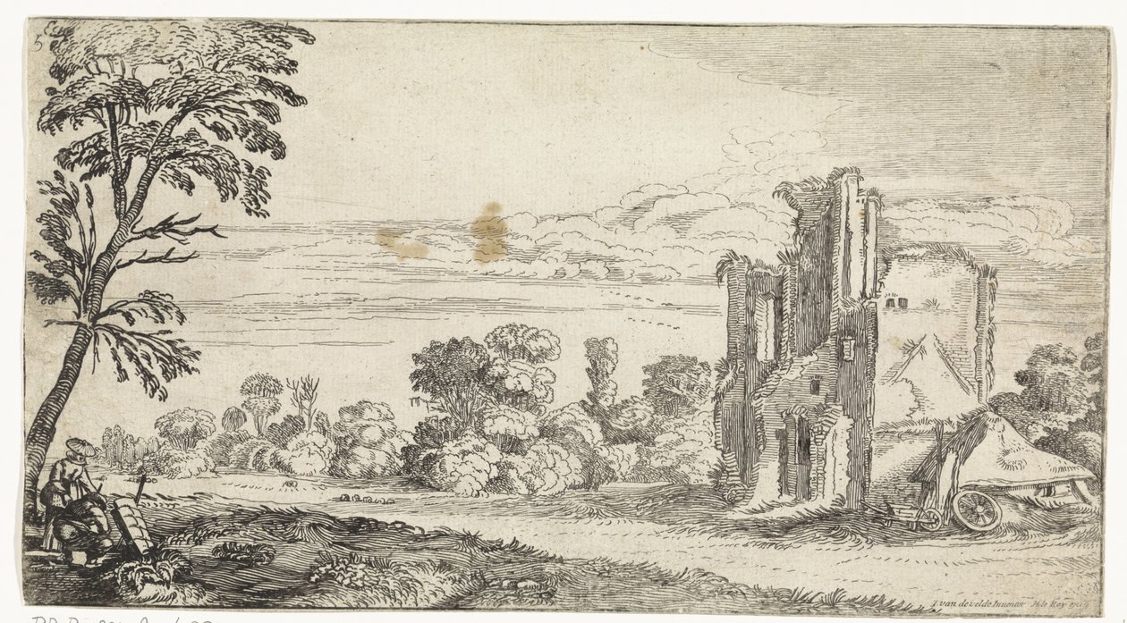 Landskap med ruin Landskap (serietitel) av Simon Poelenburg