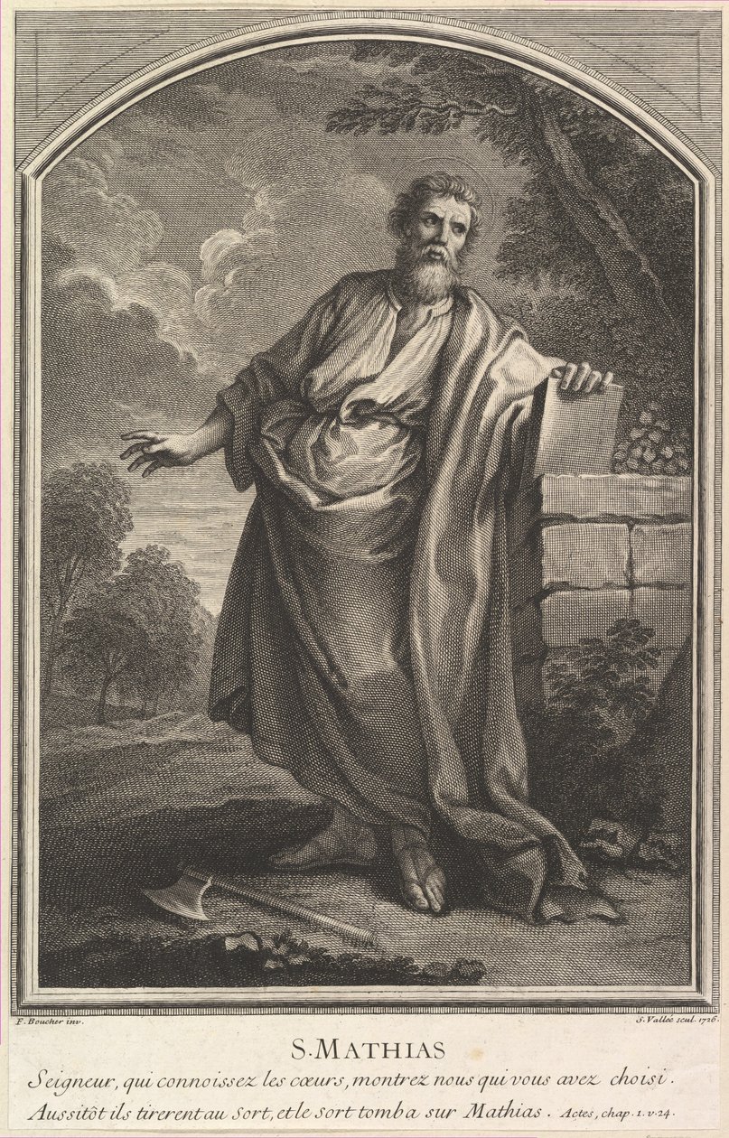 Sankt Mathias, 1726. av Simon Vallee