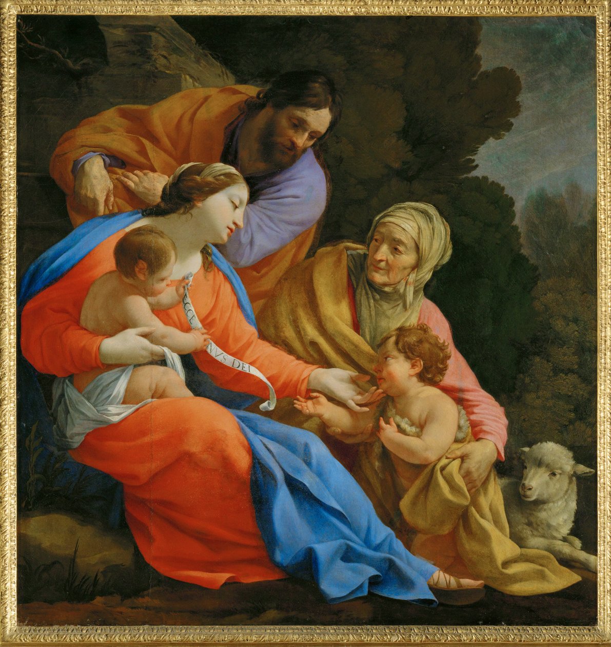 La Sainte Famille - Den heliga familjen. R. F ... av Simon Vouet