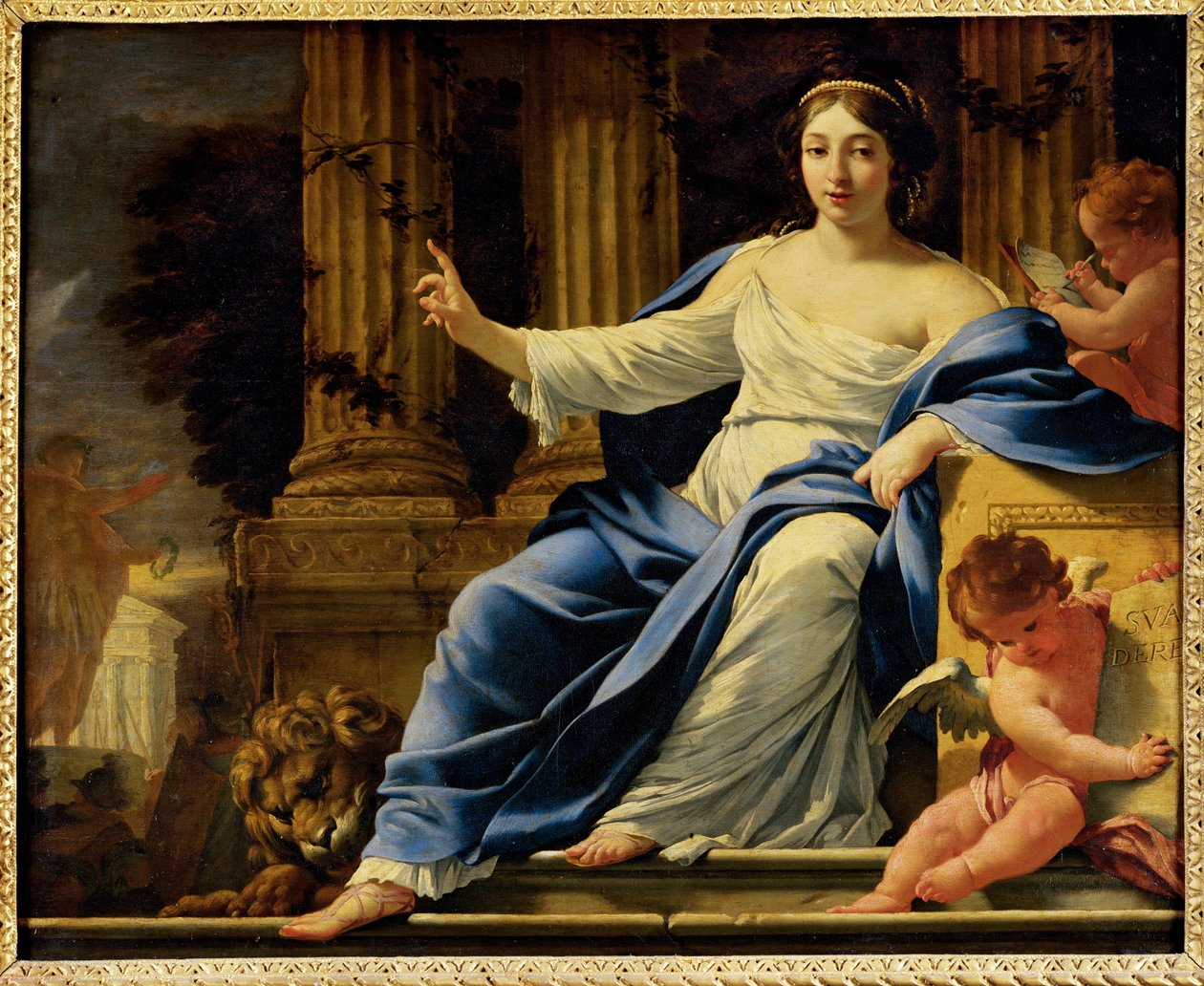 Polymnia, vältalighetens musa - Polyhymnia, vältalighetens musa
vältalighet ... av Simon Vouet