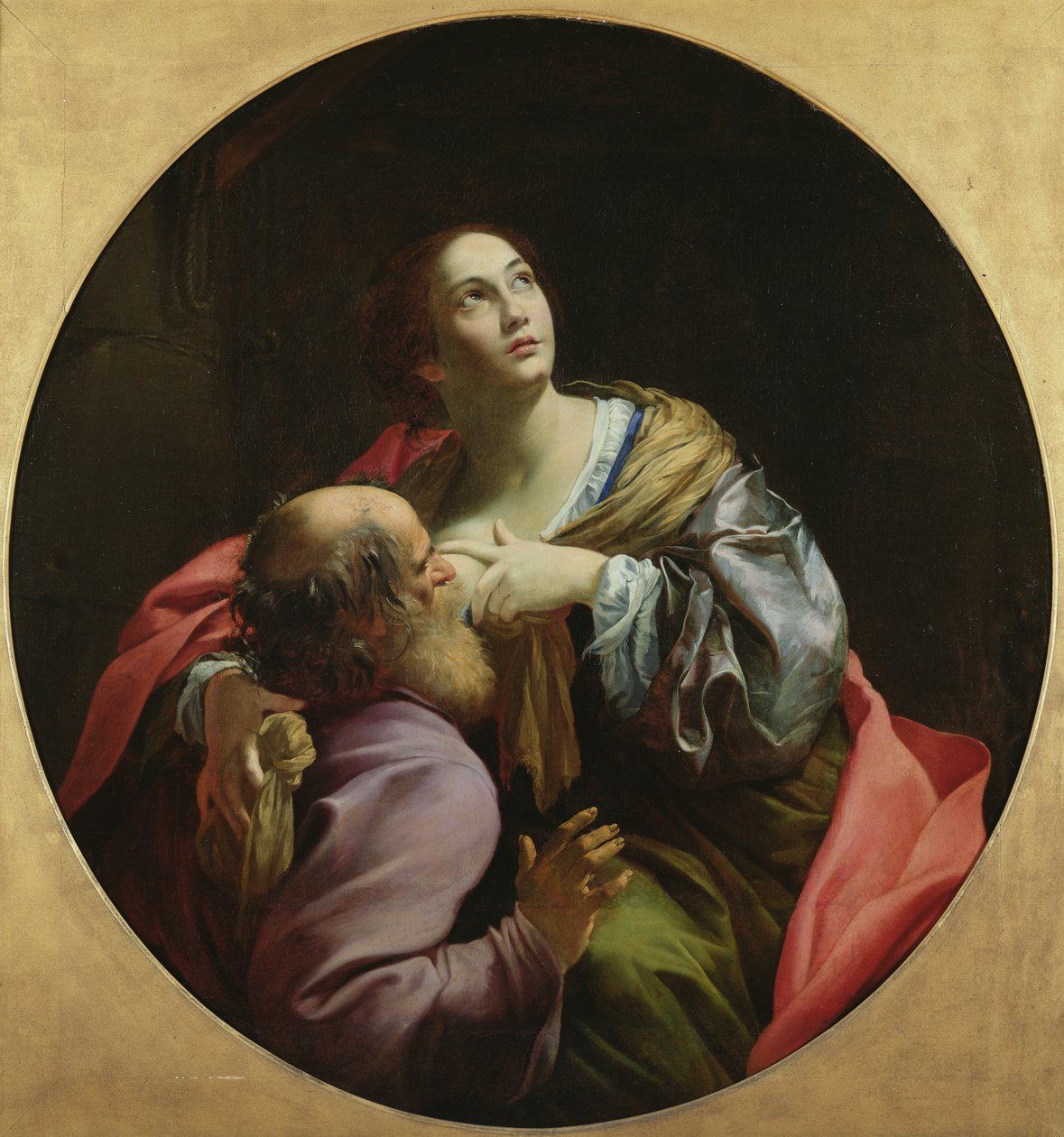 Romersk välgörenhet av Simon Vouet