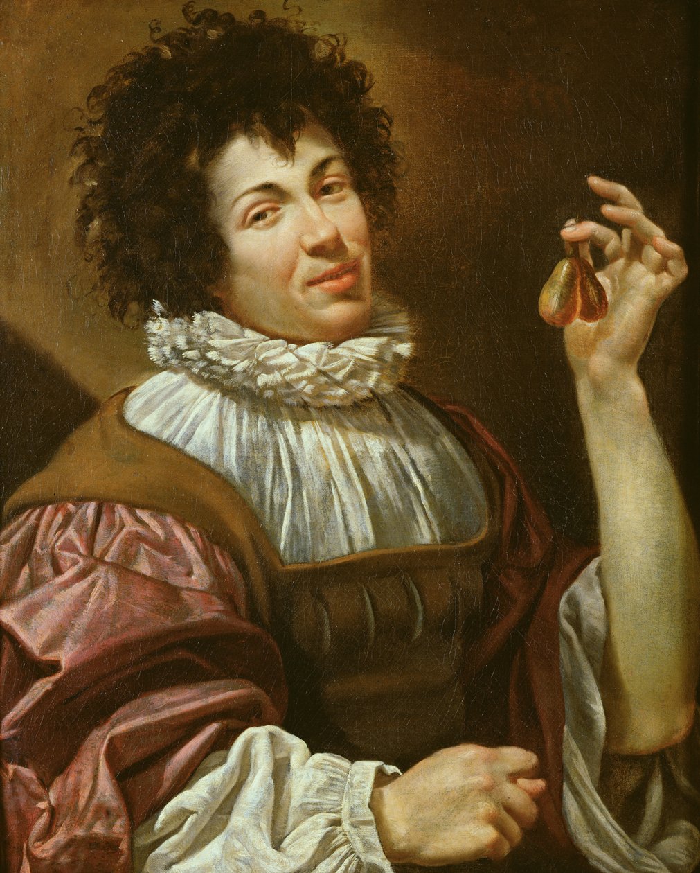Ung man med en fikon, c.1620-30 av Simon Vouet
