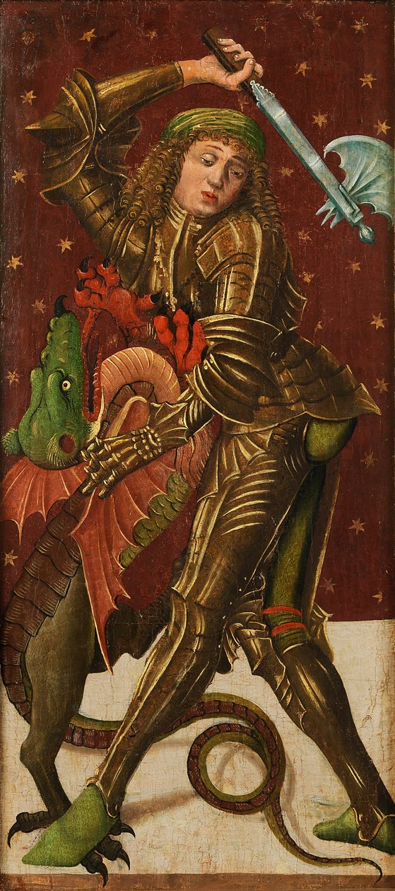 St George som dräpar draken av Simon von Taisten