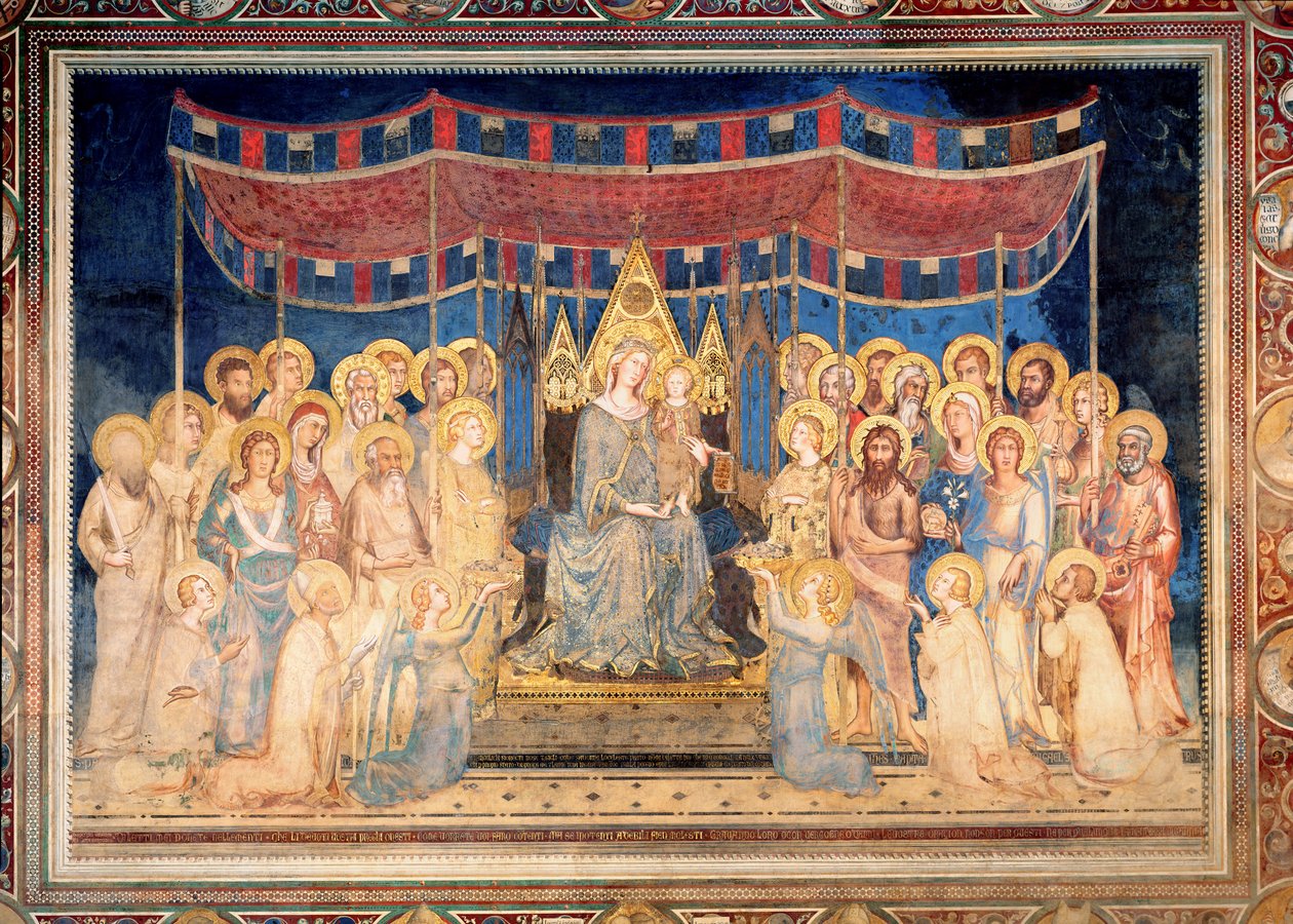 Maesta, 1315 av Simone Martini
