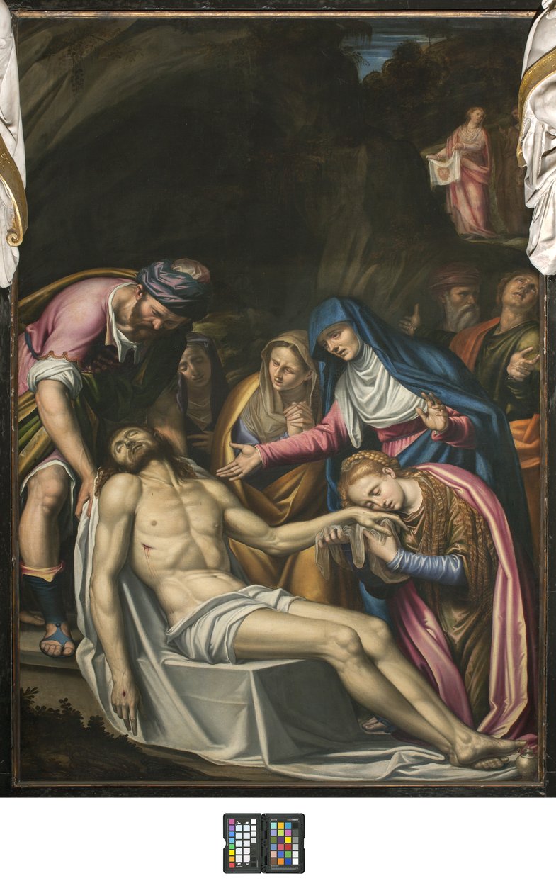 Depositionen, 1591 av Simone Veneziano Peterzano
