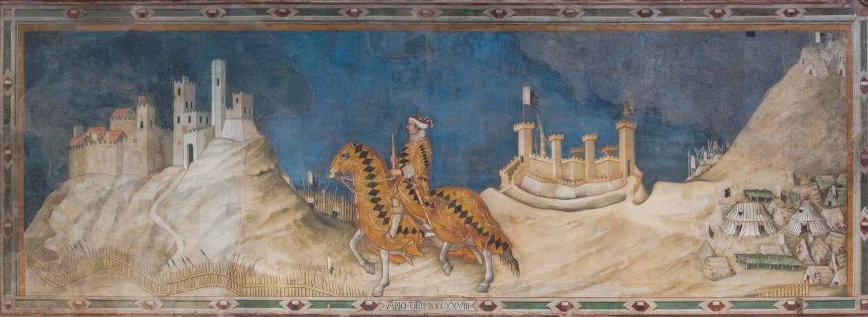 Guido Riccio från Fogliano / Simone Martini av Simone Martini