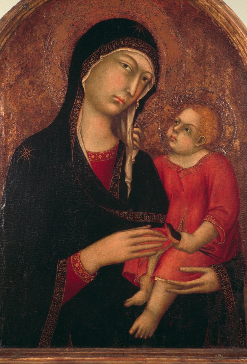 Madonna och barn av Simone Martini
