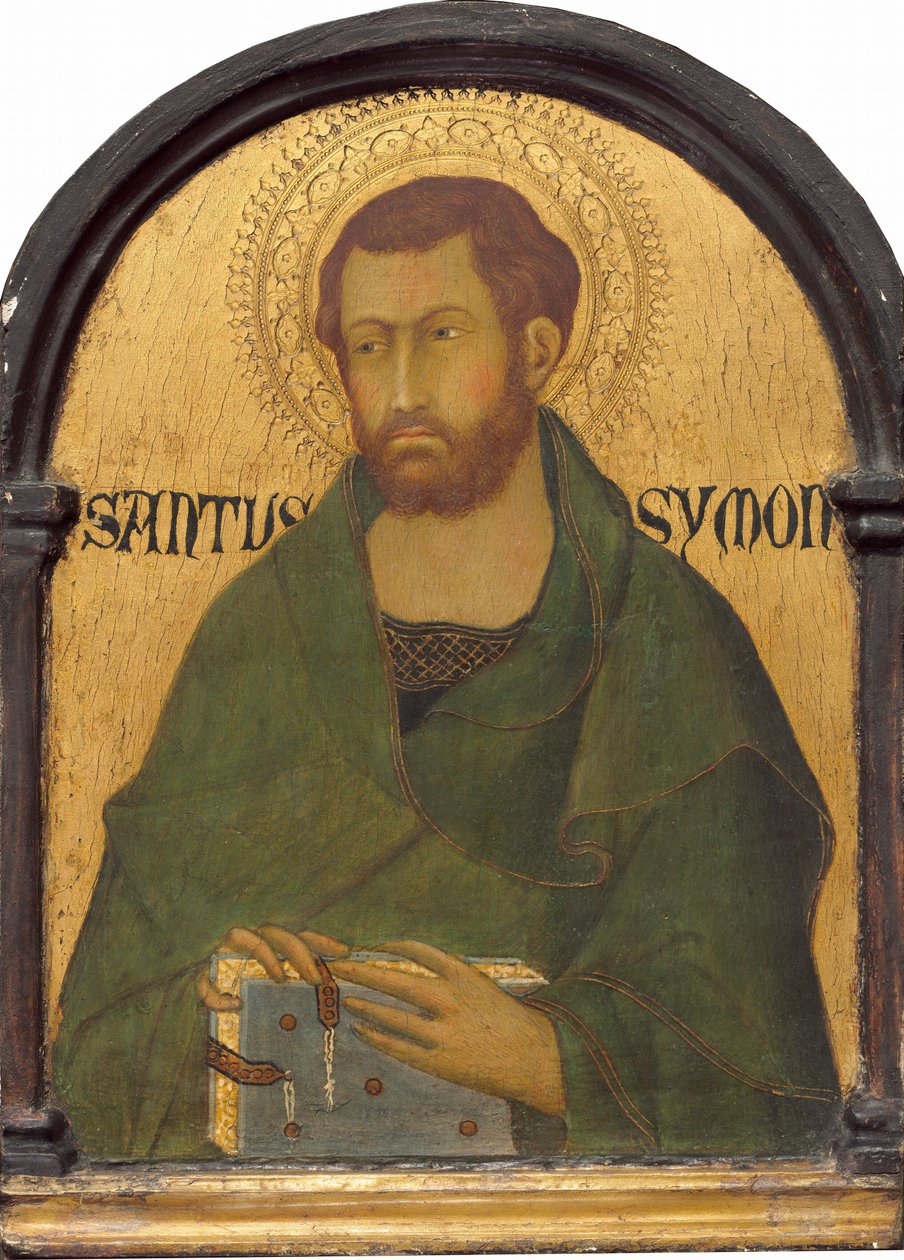 St Simon av Simone Martini