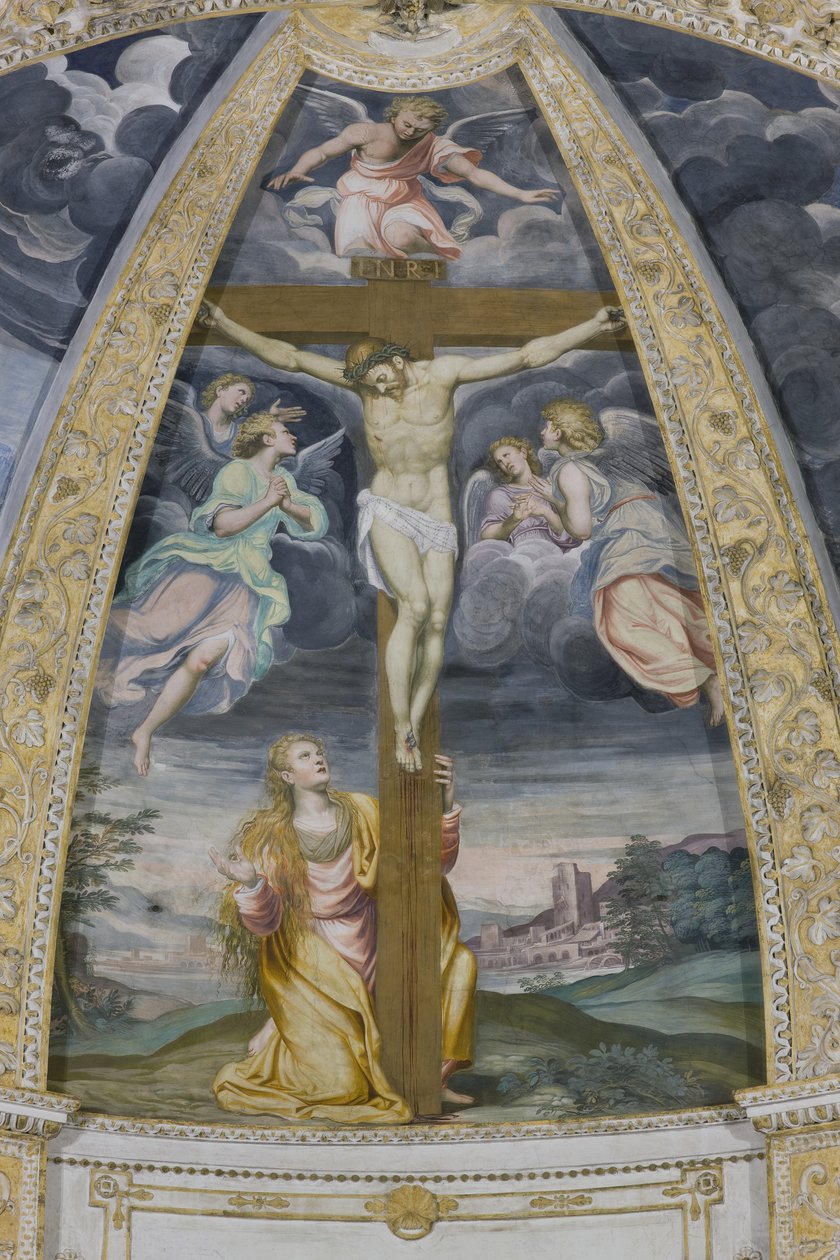 Korsfästelse, 1578-82 av Simone Veneziano Peterzano