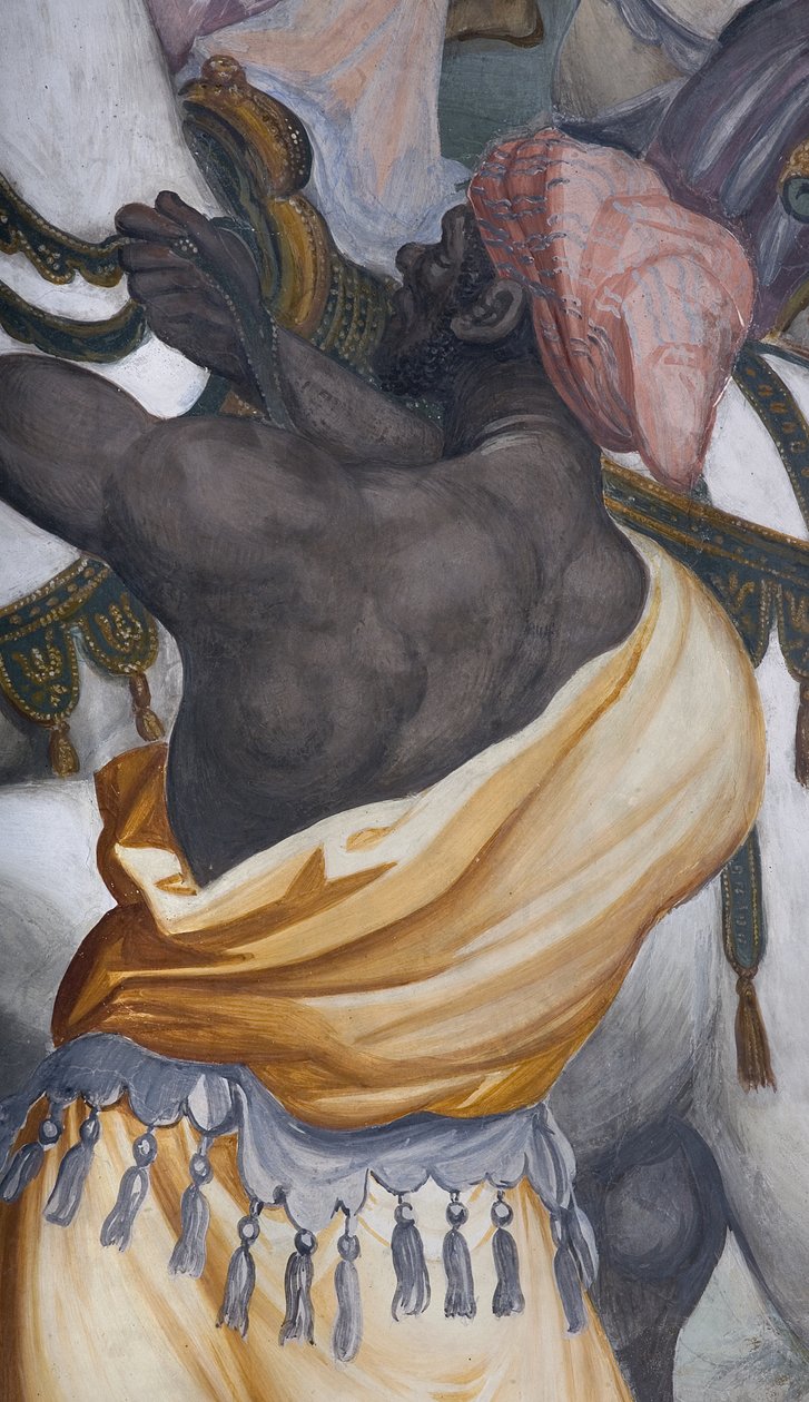 The Adoration of the Magi, Presbitery, 1578-82 (detalj av 3497103) av Simone Veneziano Peterzano