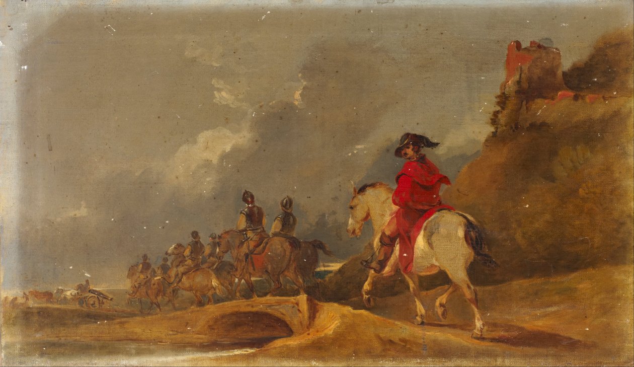 Kavalleri i ett landskap av Sir Peter Francis Bourgeois