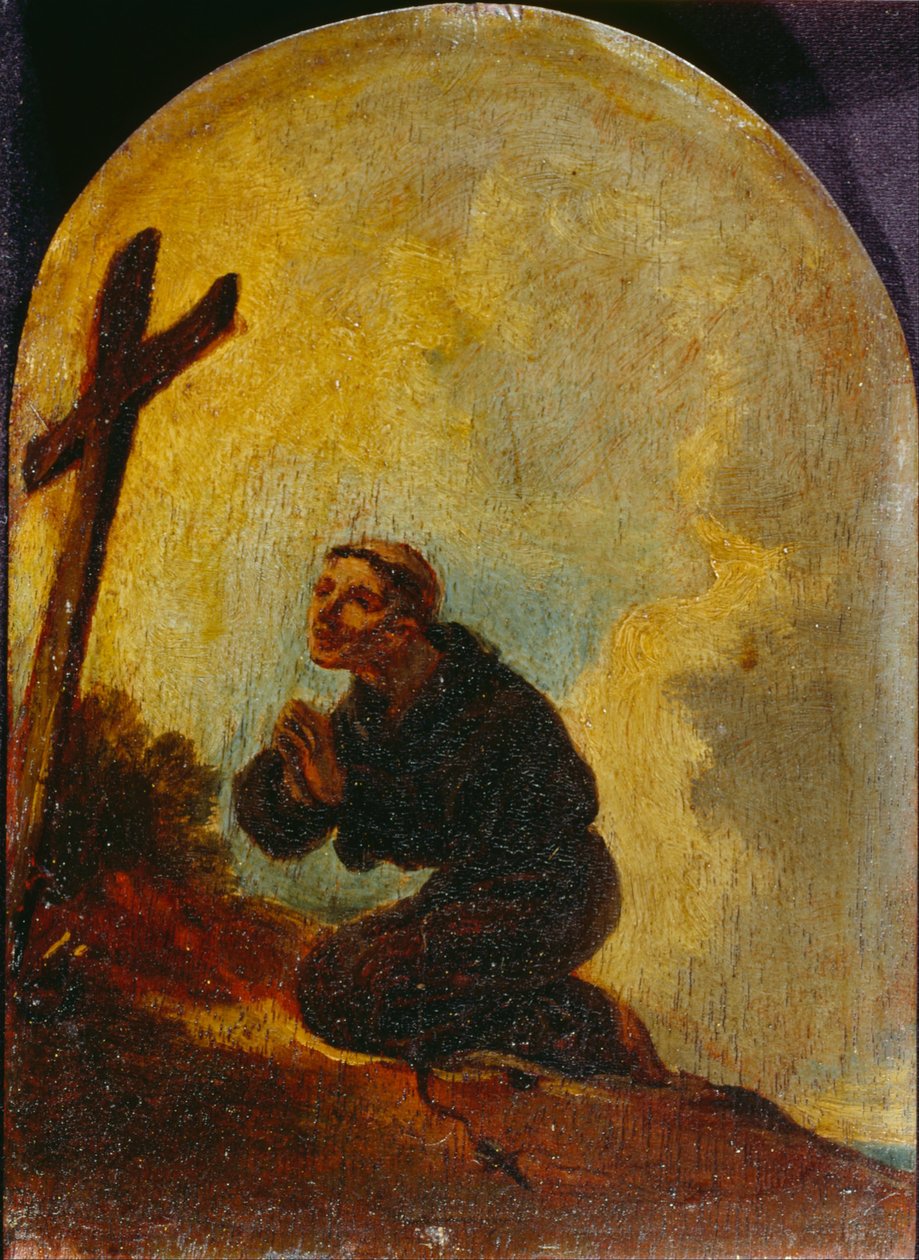 Friar i bön av Sir Peter Francis Bourgeois
