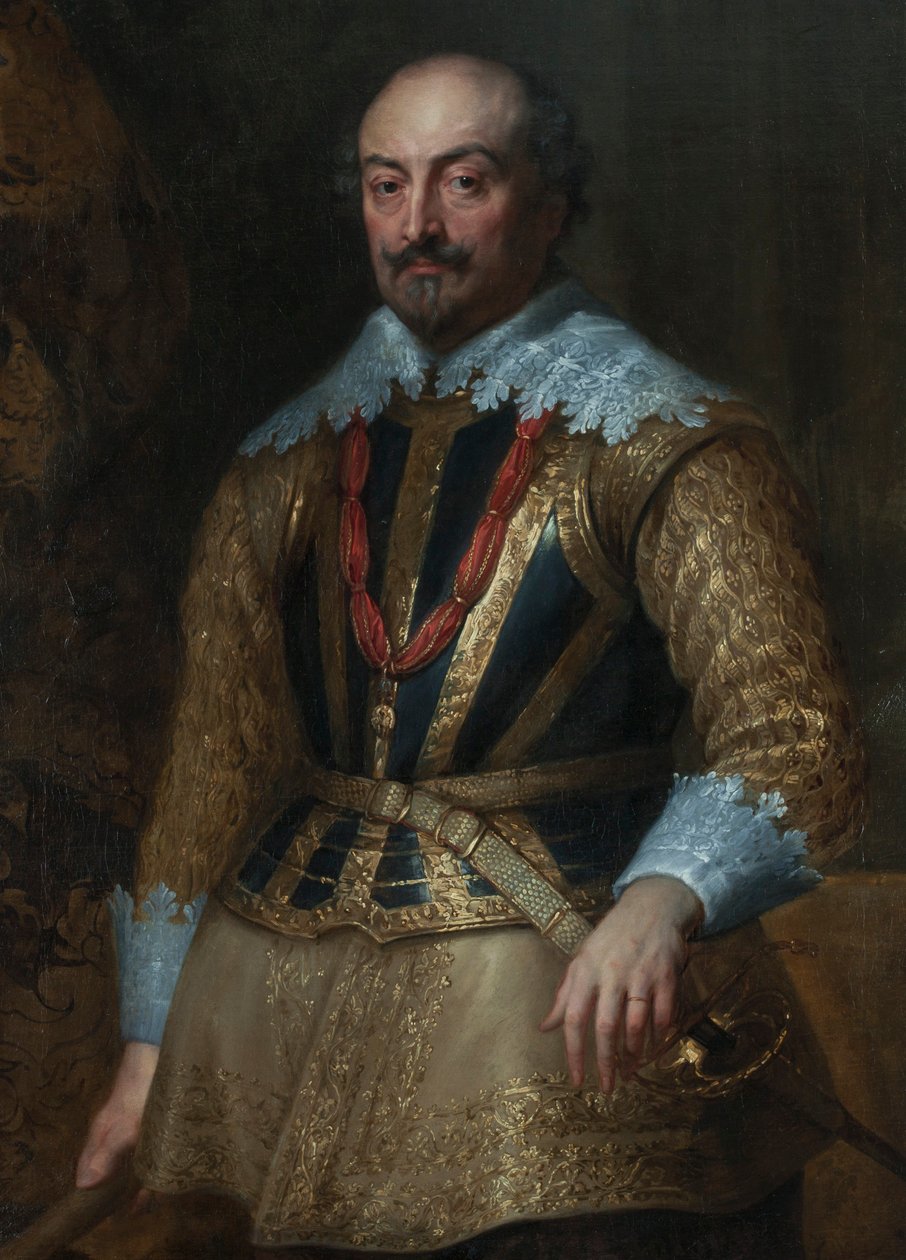 Porträtt av Johannes VIII av Nassau-Siegen 1583-1638, ca 1628-1629. av Sir Anthony van Dyck