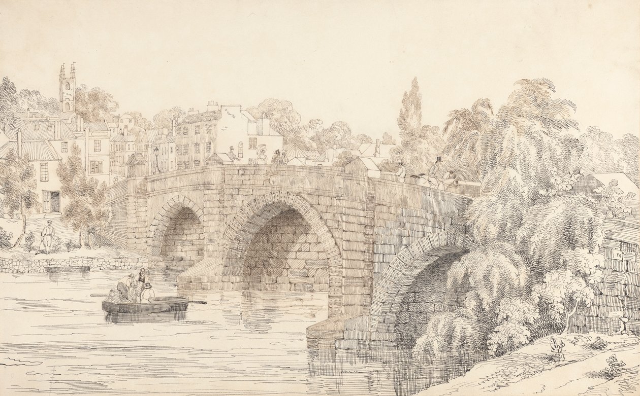 Totnes från Seymour Hotel av Sir Charles DOyly