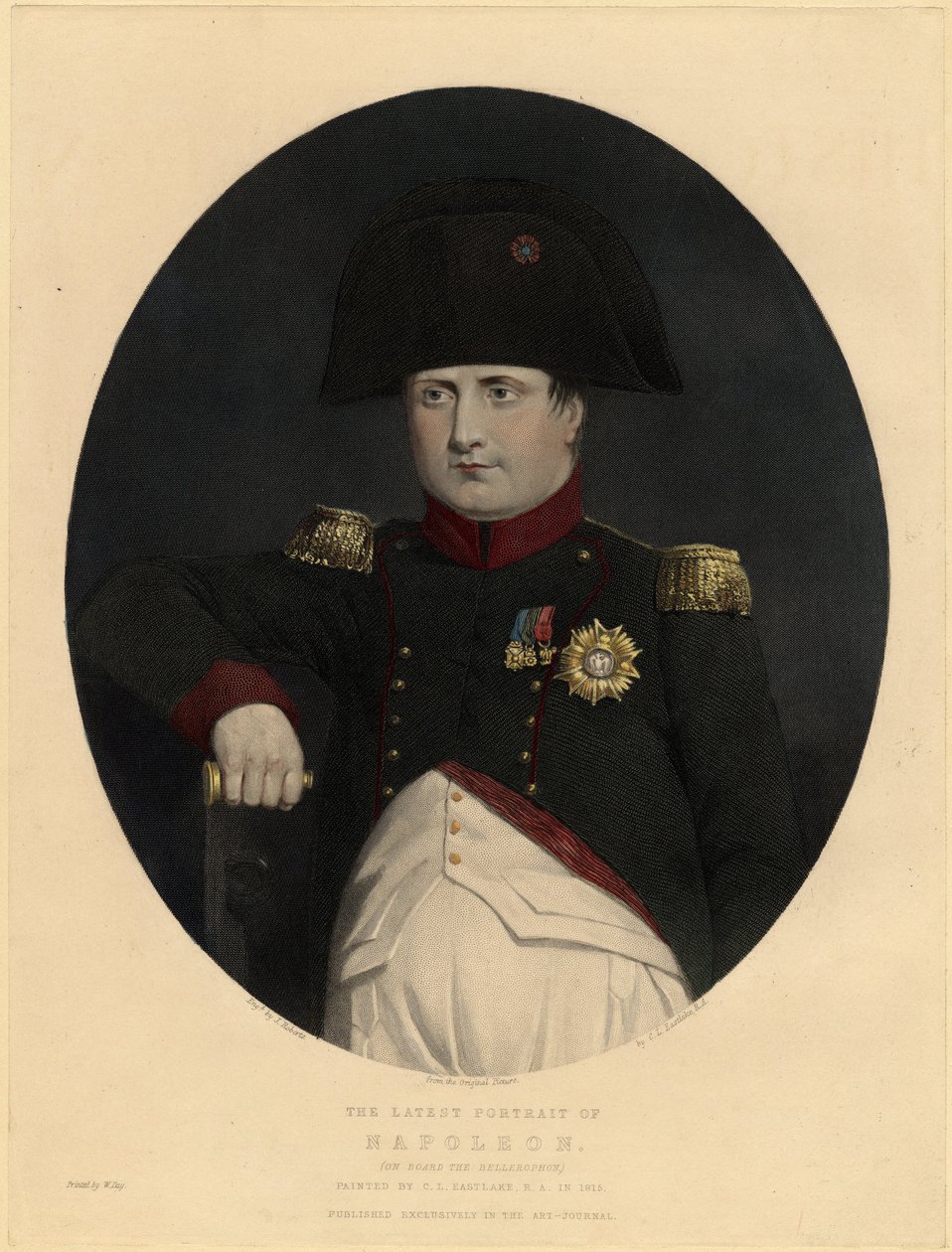 Senaste porträttet av Napoleon ombord på Bellerophon, 1815 av Sir Charles Lock Eastlake