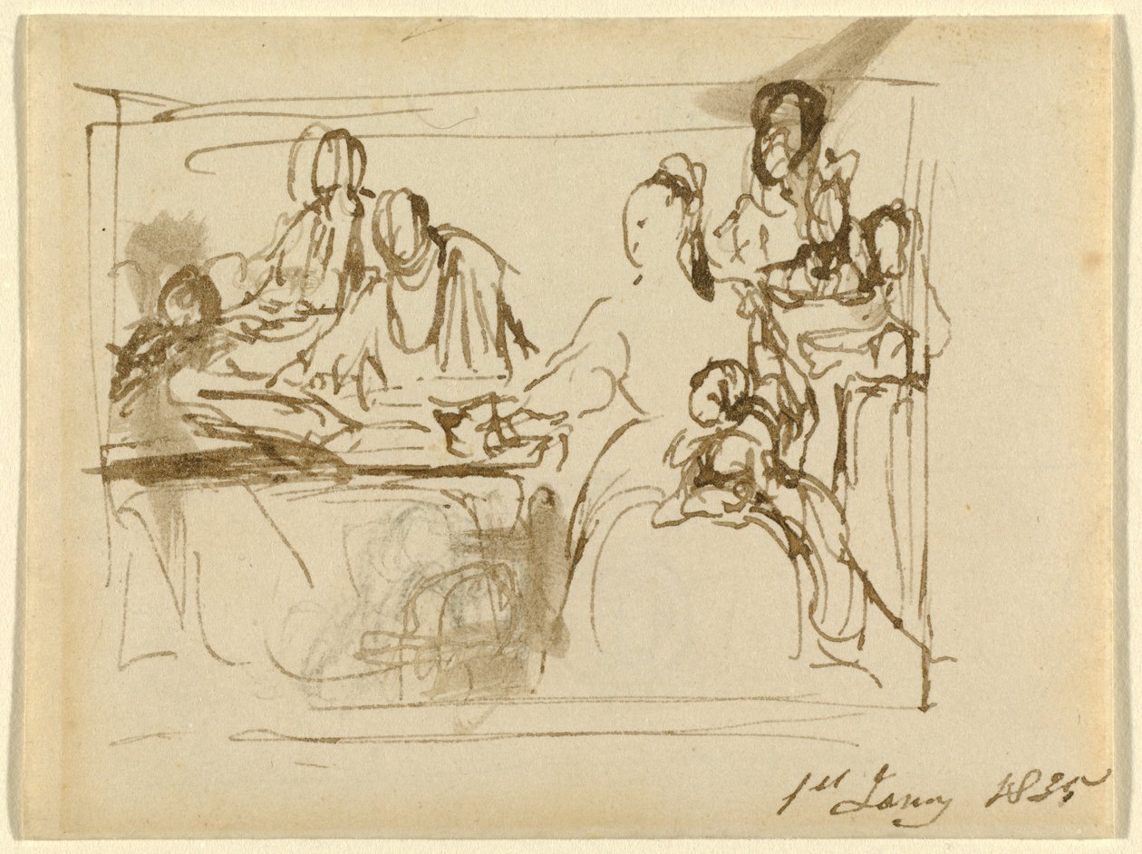 En familjegrupp av Sir David Wilkie