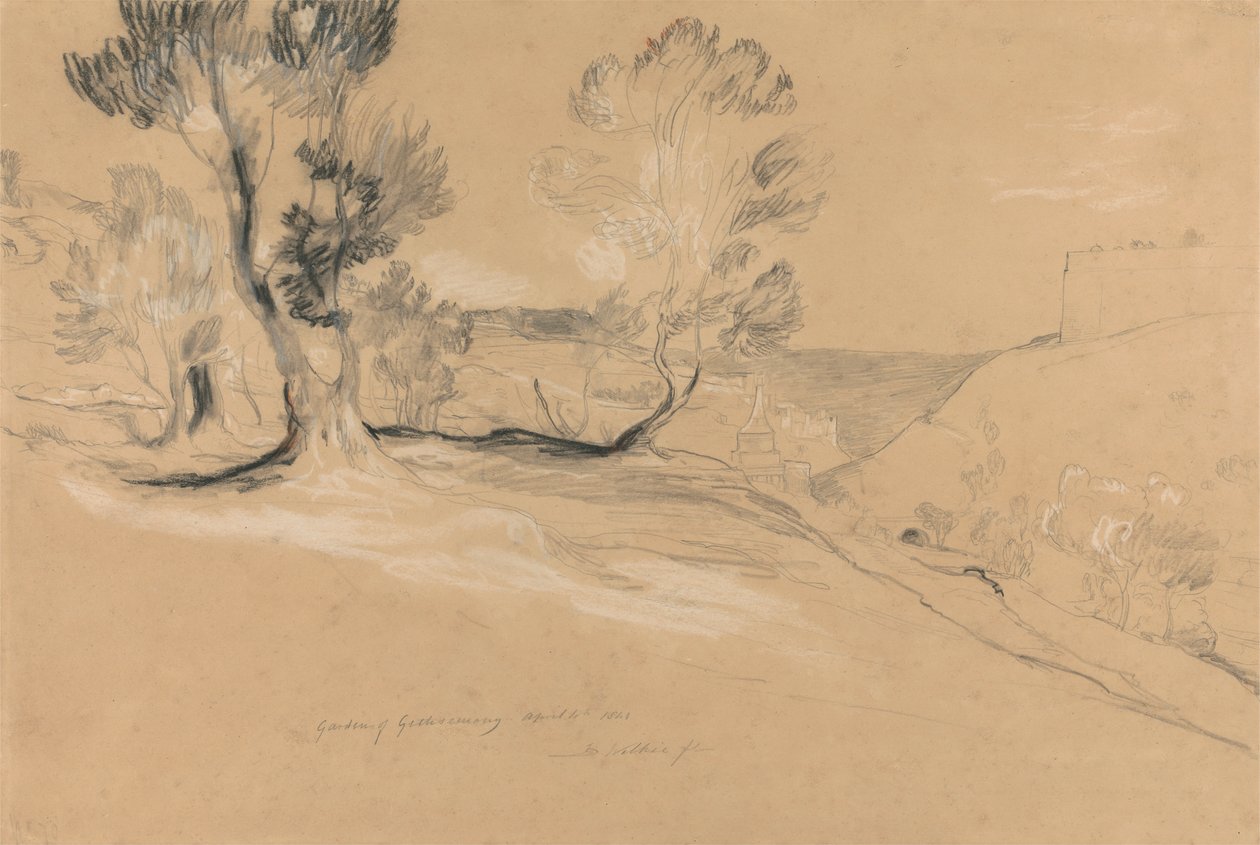 Getsemane trädgård av Sir David Wilkie