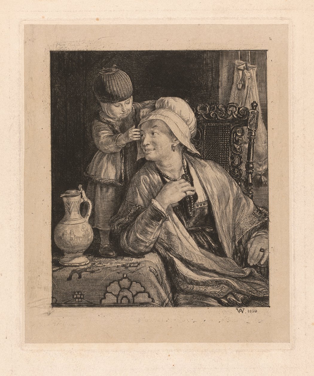 Mamma och barn av Sir David Wilkie