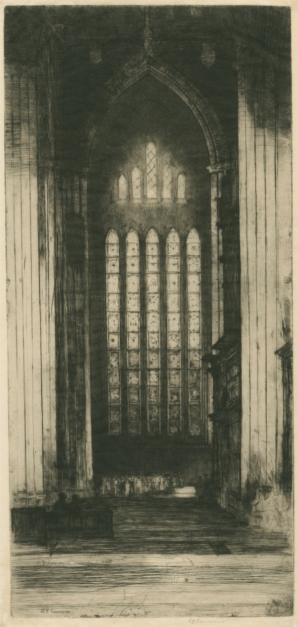 De fem systrarna, York Minster av Sir David Young Cameron