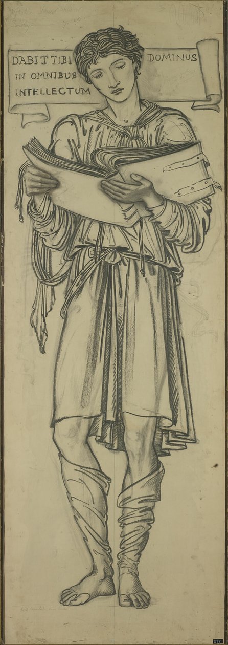 Timothy (Tecknad film för Lady Chapels östfönster) av Sir Edward Burne Jones