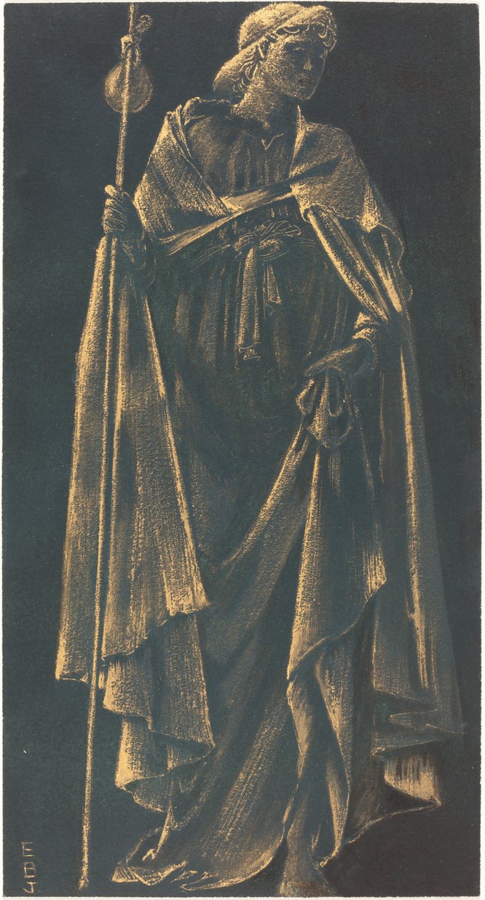 Betjänande ängel av Sir Edward Coley Burne Jones