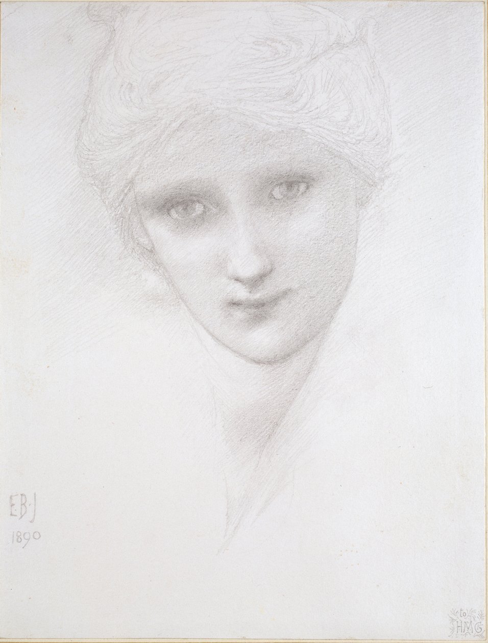 Chef för en kvinna, 1890 av Sir Edward Coley Burne Jones