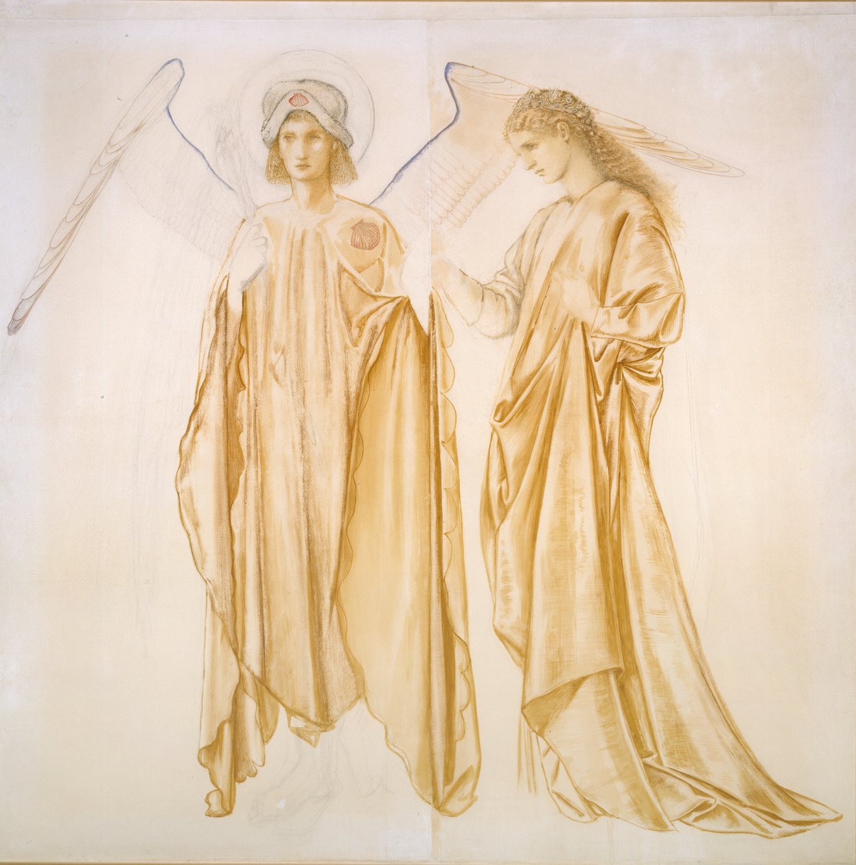 Älskar att ta tillbaka Alcestis från graven, 1863 av Sir Edward Coley Burne Jones
