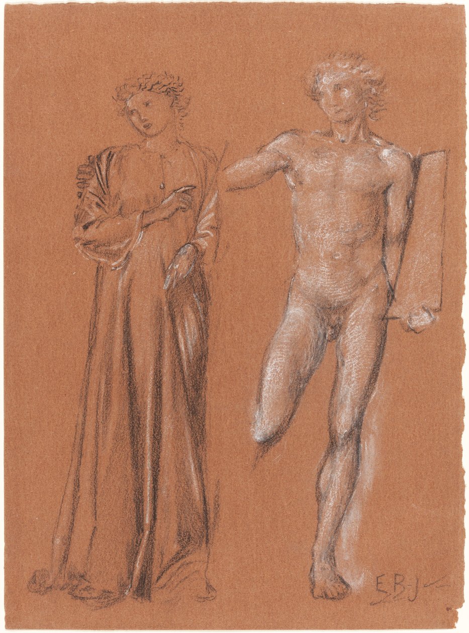Orfeus och Eurydike av Sir Edward Coley Burne Jones