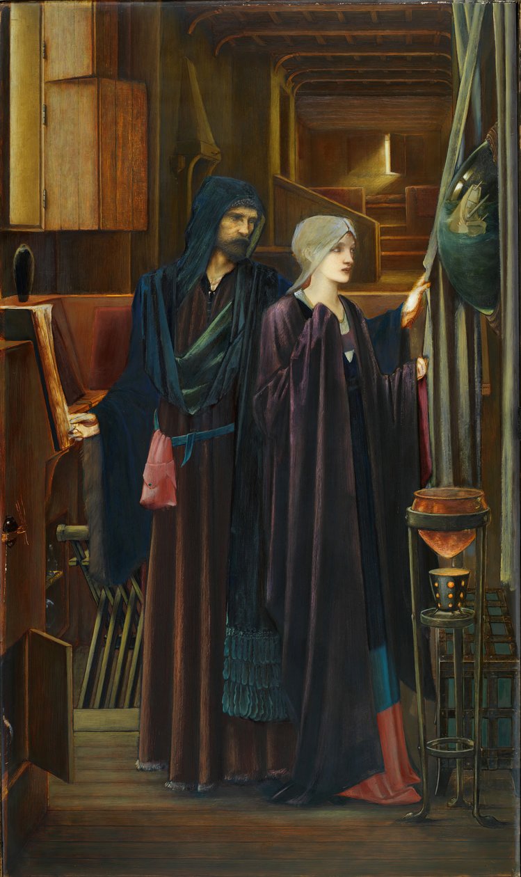 Trollkarlen, 1898. av Sir Edward Coley Burne Jones