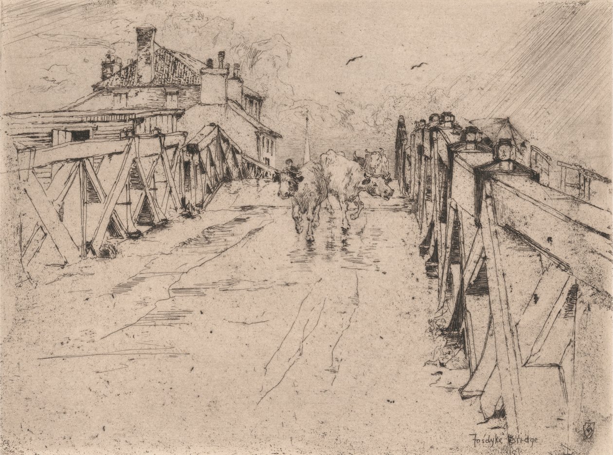 Fosdyke Bridge av Sir Frank Short