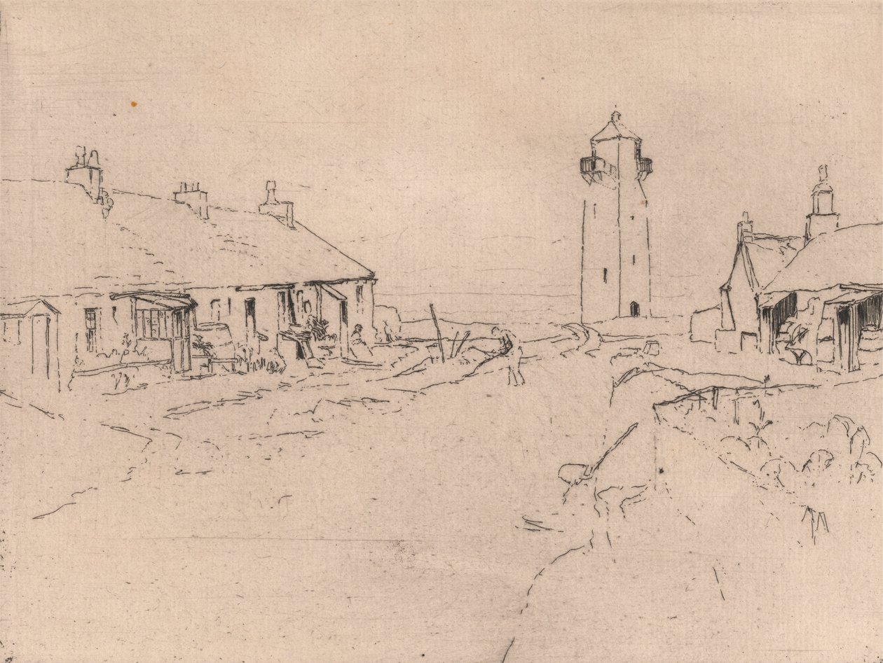Southerness Light House av Sir Frank Short
