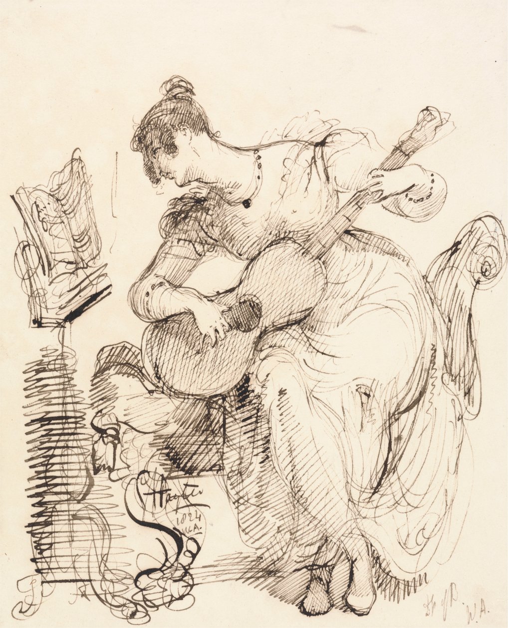 Georgiana, hertiginna av Bedford av Sir George Hayter