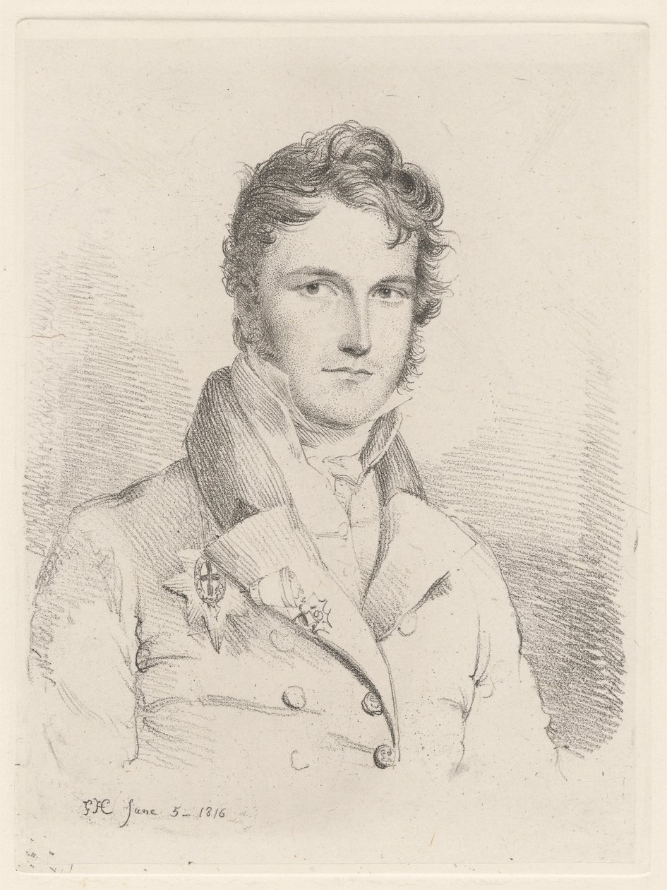 H.R.H. Prins Leopold, drottning Victorias farbror av Sir George Hayter