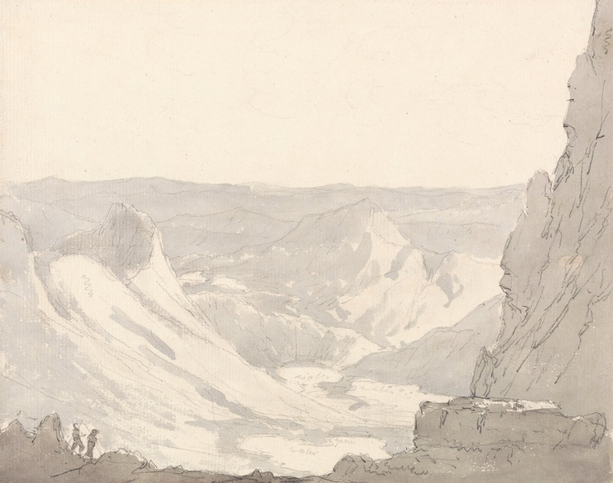 Ben Glog (Norra Wales) av Sir George Howland Beaumont seventh Baronet