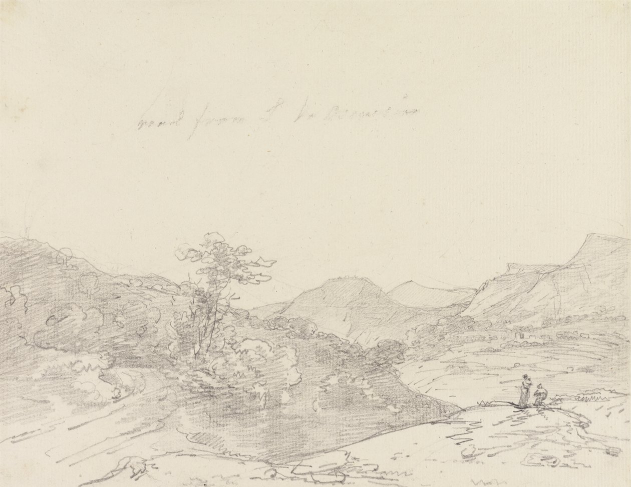Mellan Llangollen och Oswestry av Sir George Howland Beaumont seventh Baronet
