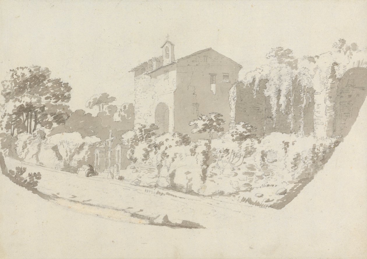 Eremitaget nära Albano av Sir George Howland Beaumont seventh Baronet