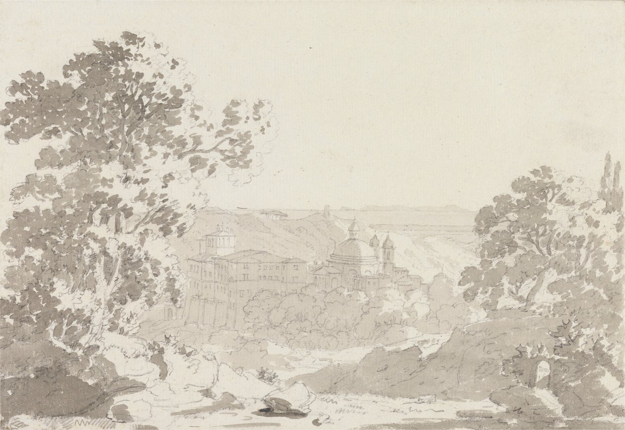 Lärkträd av Sir George Howland Beaumont seventh Baronet