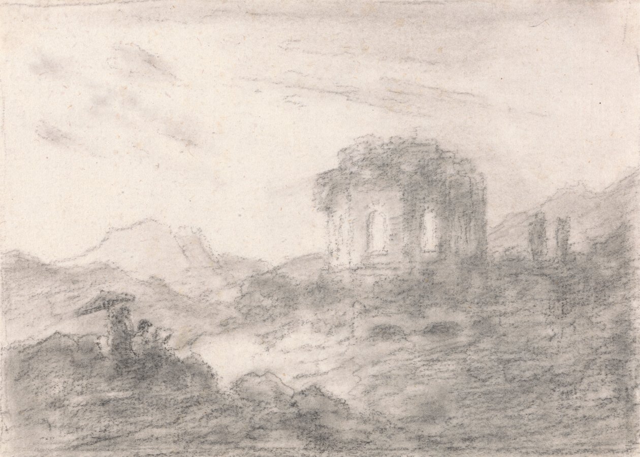 Venus tempel, Bay of Baie av Sir George Howland Beaumont seventh Baronet