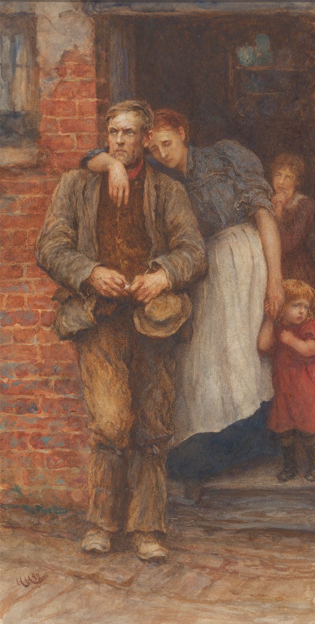 På strejk av Sir Hubert von Herkomer