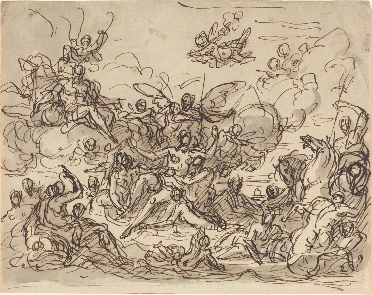 Venus födelse av Sir James Thornhill
