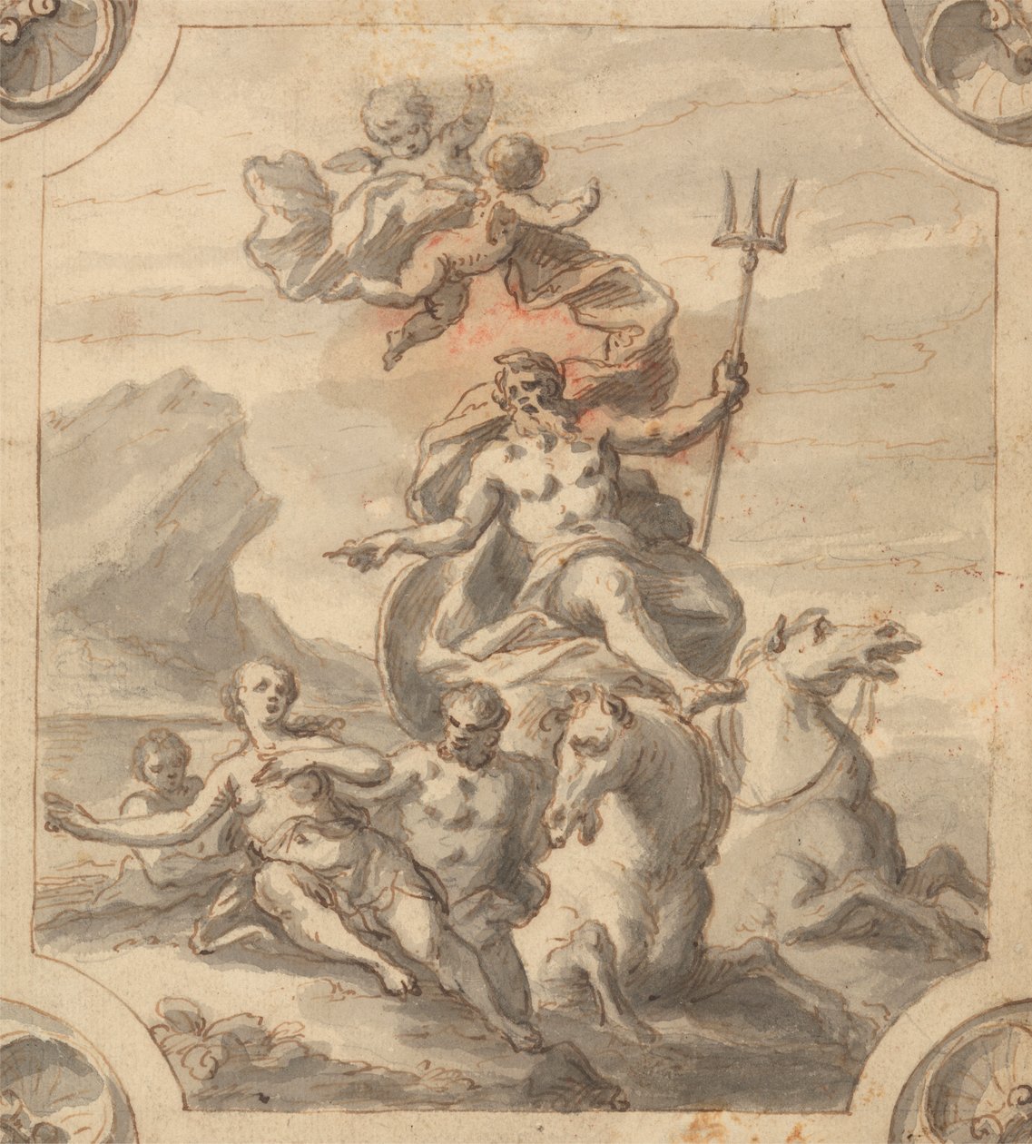 Neptunus av Sir James Thornhill